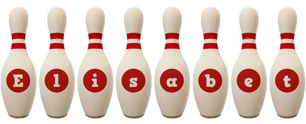 Elisabet bowling-pin logo