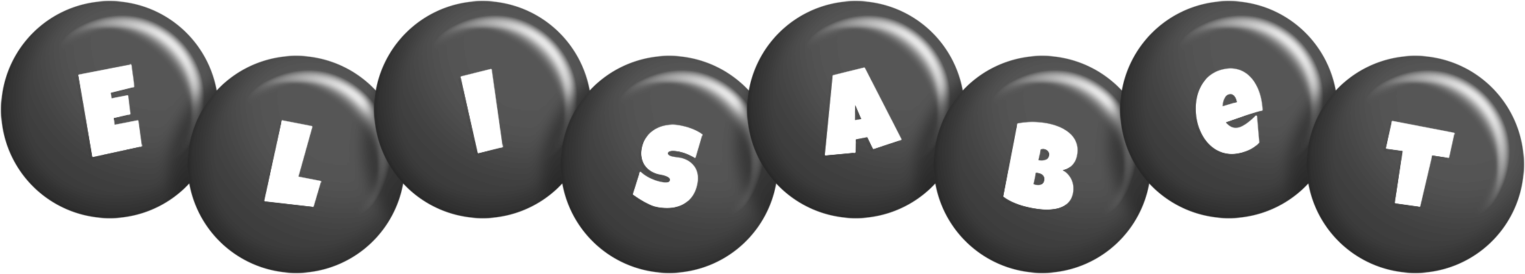 Elisabet candy-black logo