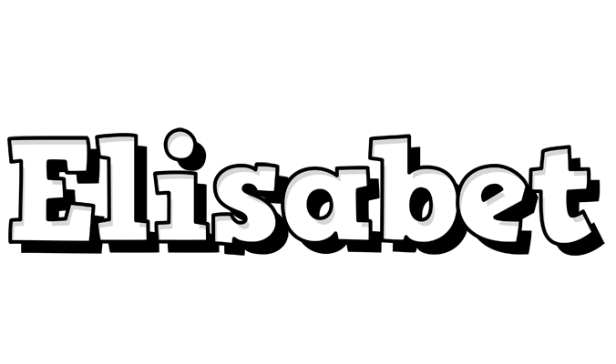 Elisabet snowing logo