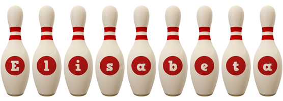 Elisabeta bowling-pin logo