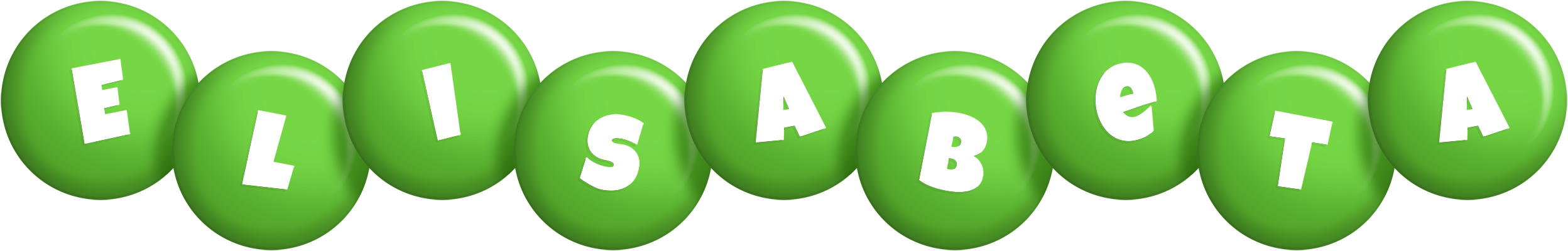 Elisabeta candy-green logo