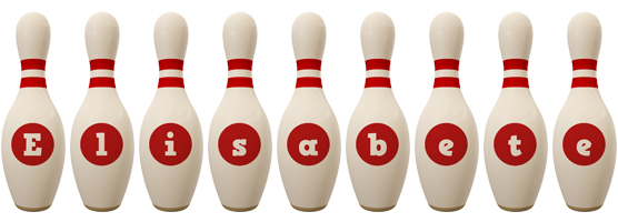 Elisabete bowling-pin logo