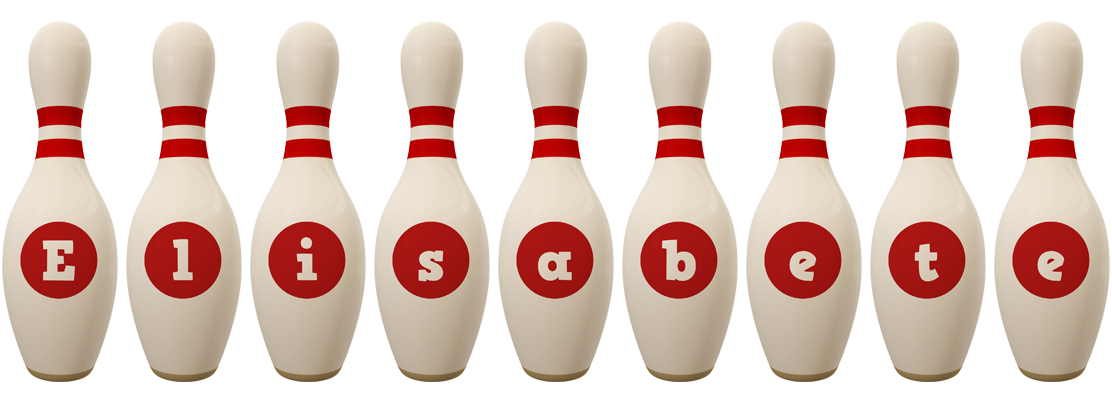 Elisabete bowling-pin logo