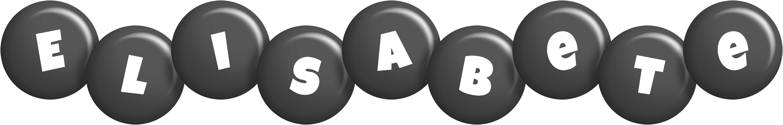 Elisabete candy-black logo
