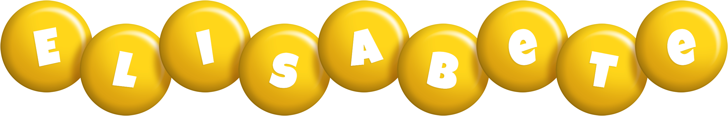 Elisabete candy-yellow logo