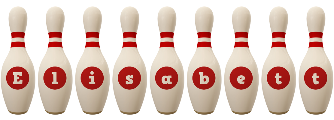 Elisabett bowling-pin logo