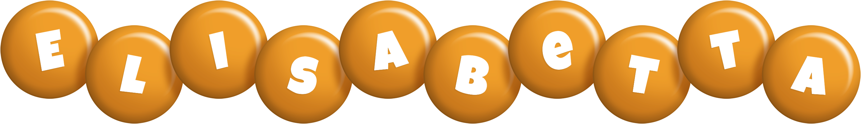 Elisabetta candy-orange logo