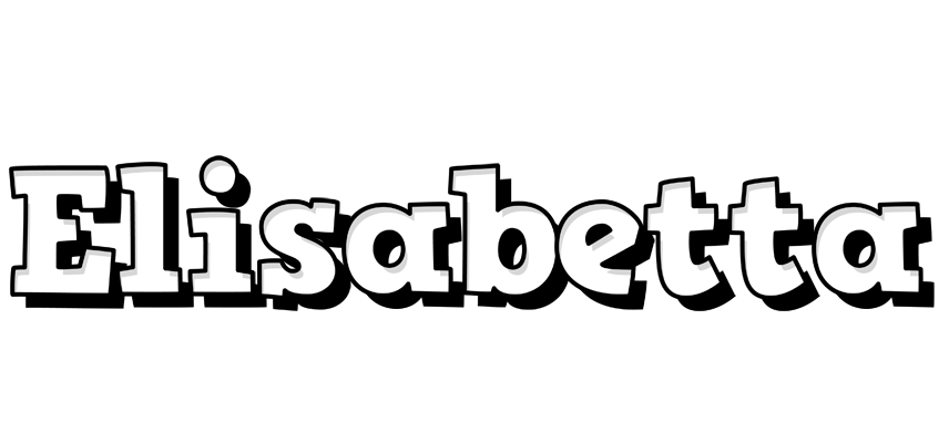 Elisabetta snowing logo