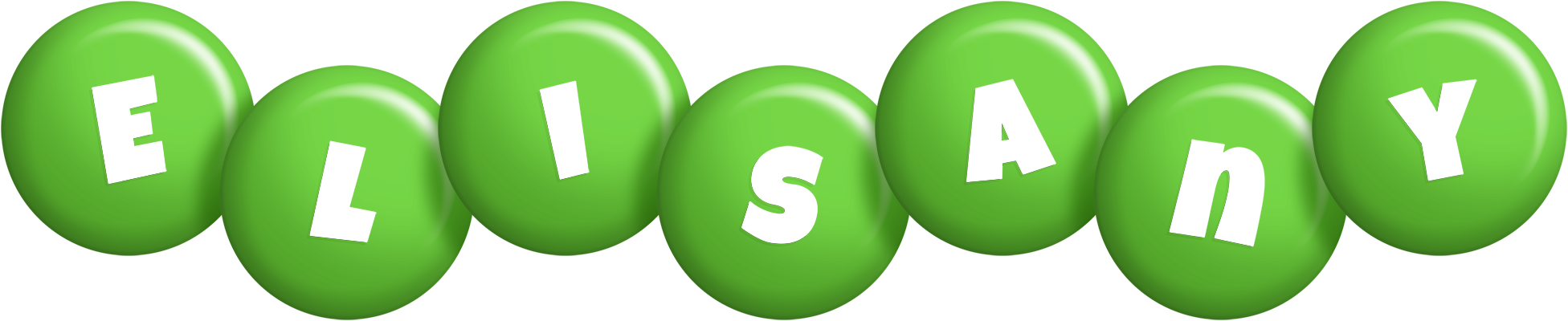 Elisany candy-green logo