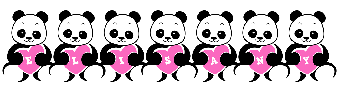 Elisany love-panda logo