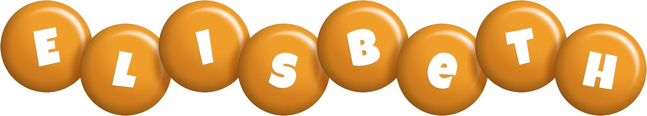 Elisbeth candy-orange logo