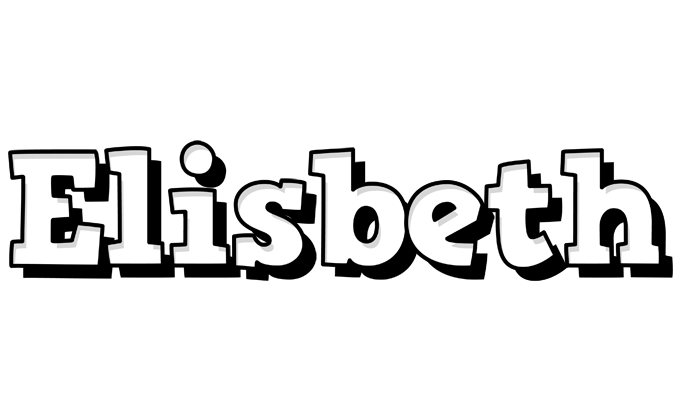 Elisbeth snowing logo