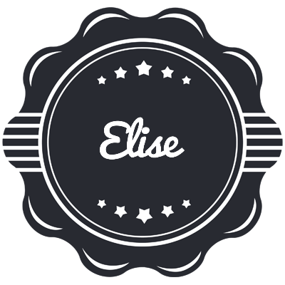 Elise badge logo