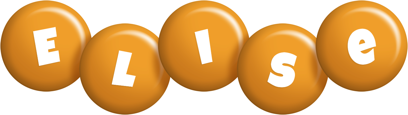 Elise candy-orange logo