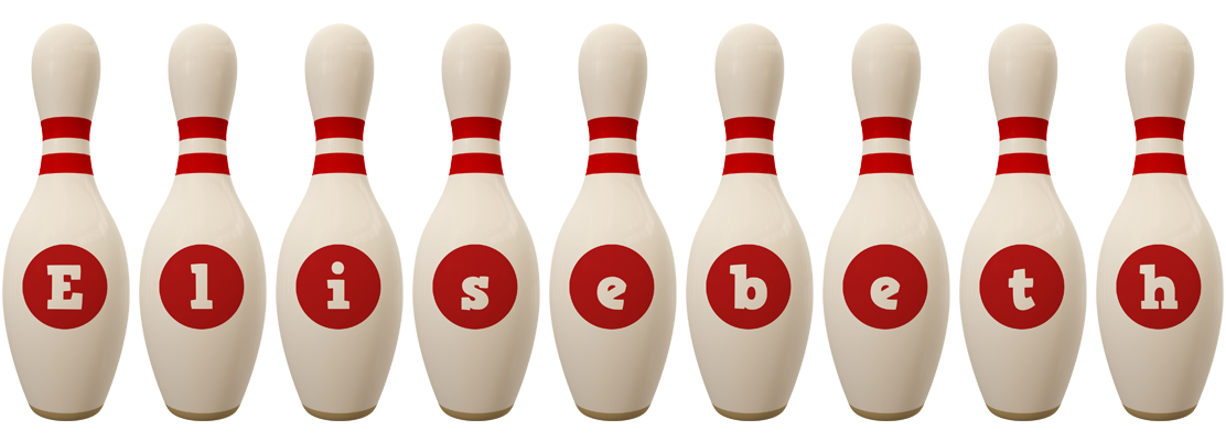 Elisebeth bowling-pin logo