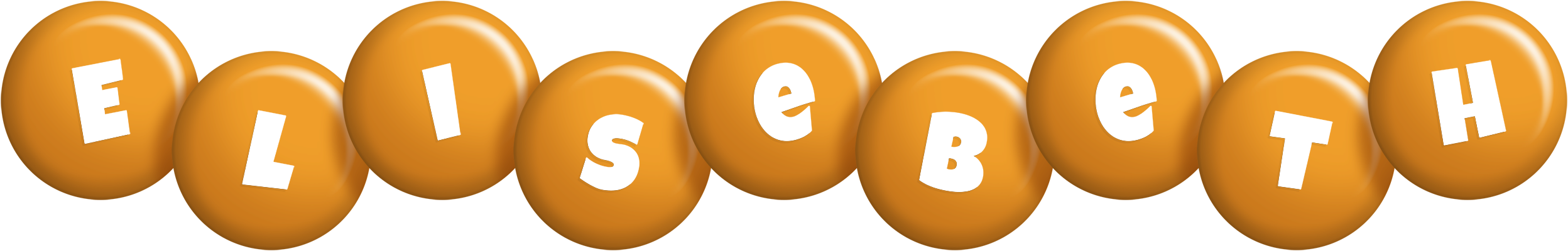 Elisebeth candy-orange logo