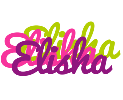 Elisha flowers logo