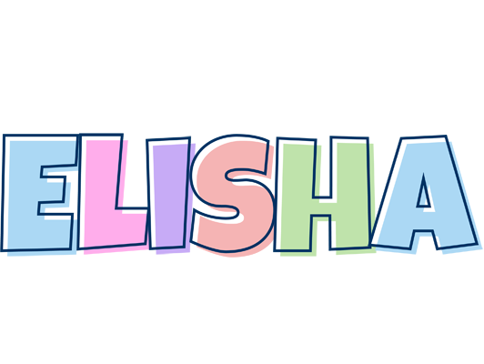 Elisha pastel logo