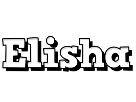 Elisha snowing logo