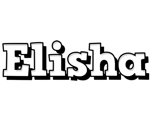 Elisha snowing logo