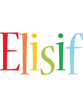 Elisif birthday logo