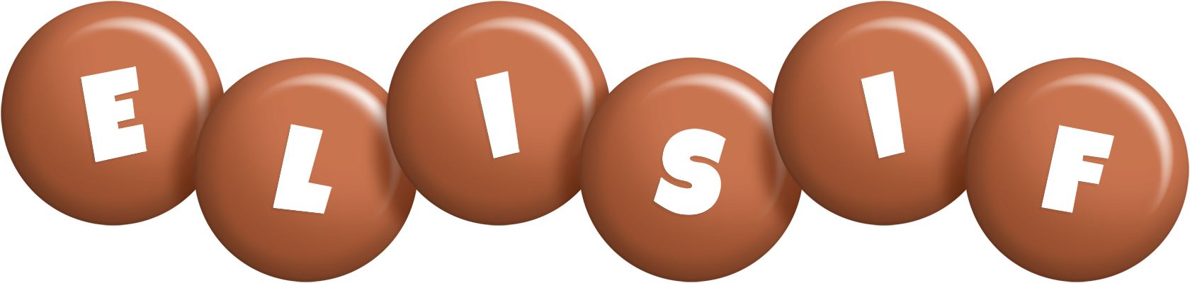 Elisif candy-brown logo