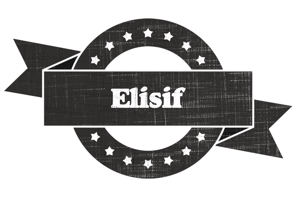 Elisif grunge logo