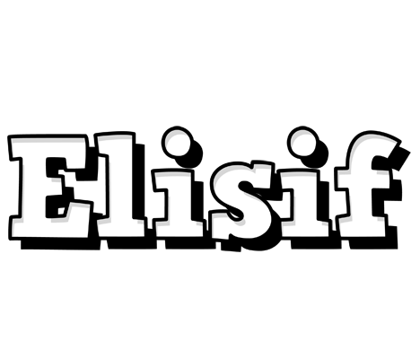 Elisif snowing logo