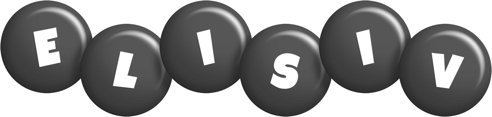 Elisiv candy-black logo