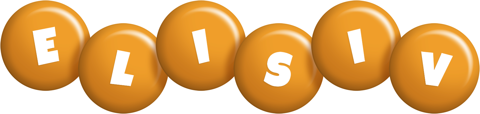 Elisiv candy-orange logo