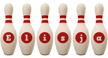 Elisja bowling-pin logo