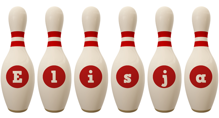 Elisja bowling-pin logo