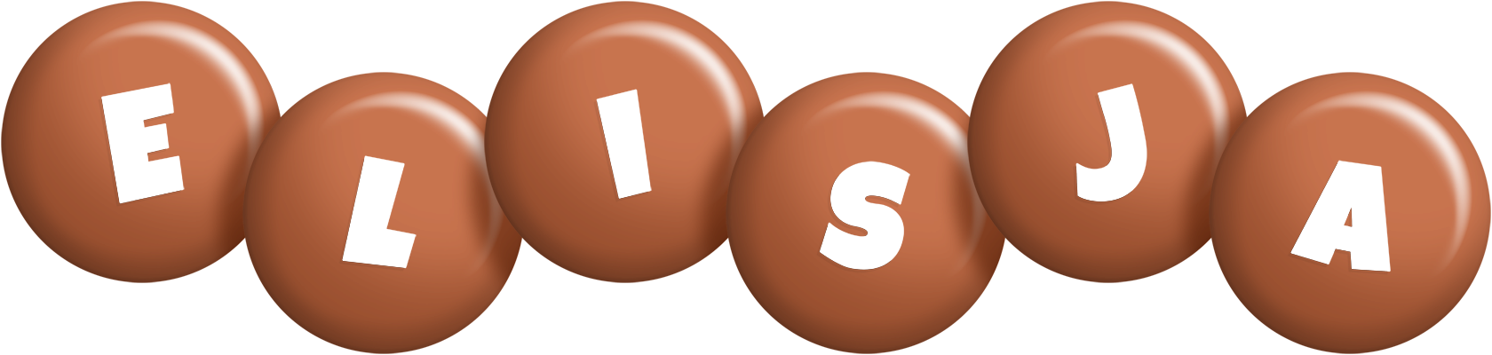 Elisja candy-brown logo