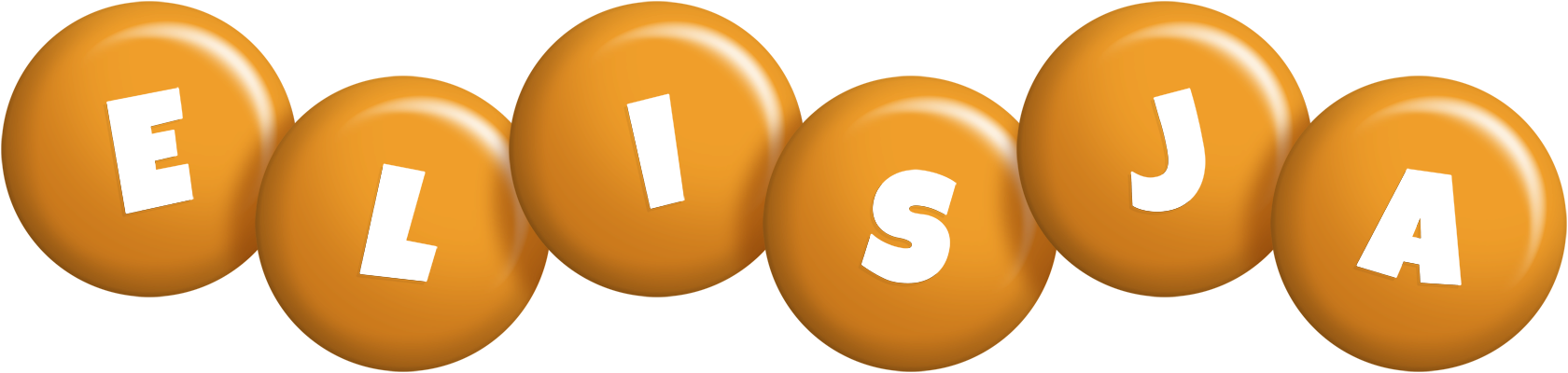 Elisja candy-orange logo