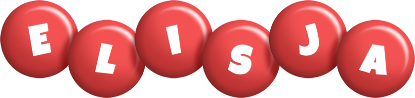 Elisja candy-red logo