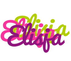 Elisja flowers logo