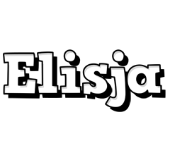 Elisja snowing logo