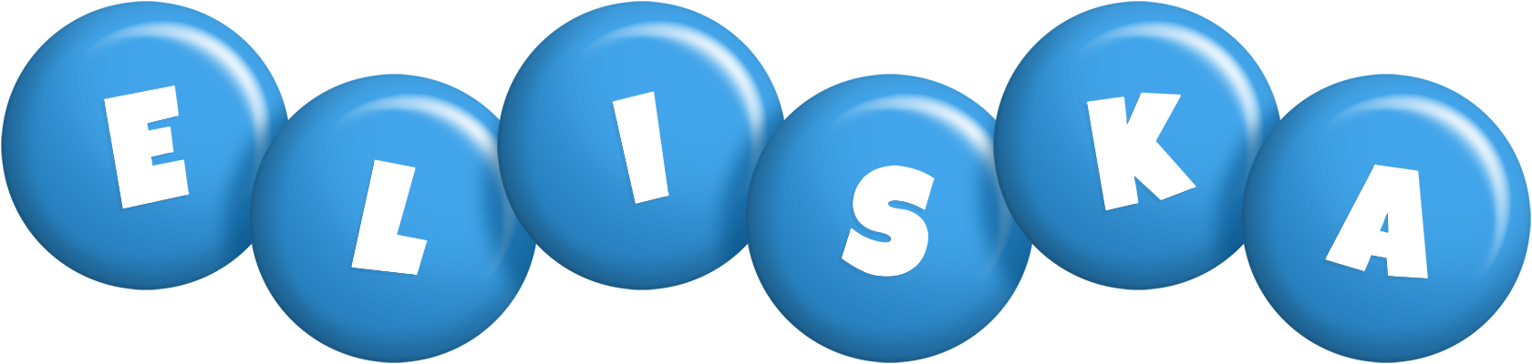 Eliska candy-blue logo