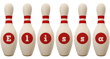 Elissa bowling-pin logo