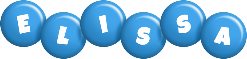 Elissa candy-blue logo
