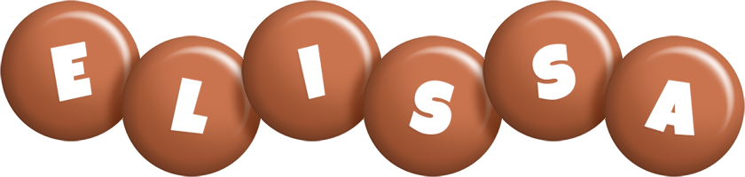Elissa candy-brown logo