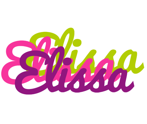 Elissa flowers logo