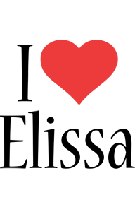 Elissa i-love logo