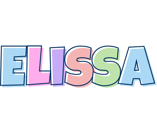 Elissa pastel logo