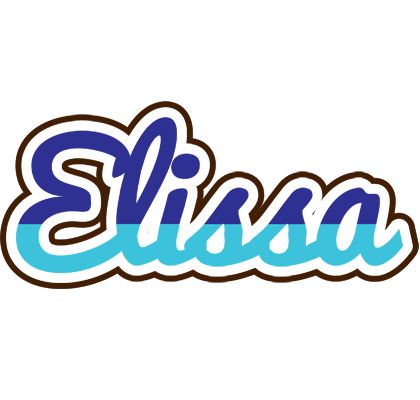 Elissa raining logo