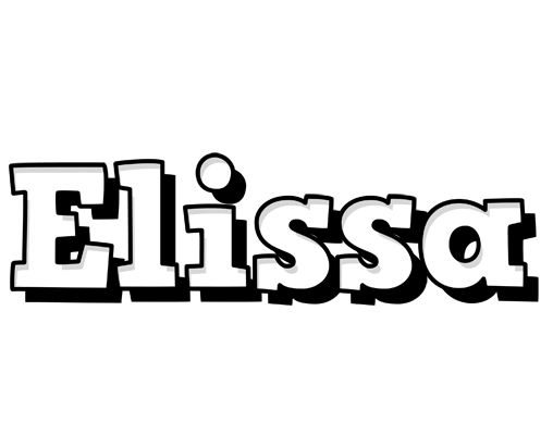 Elissa snowing logo