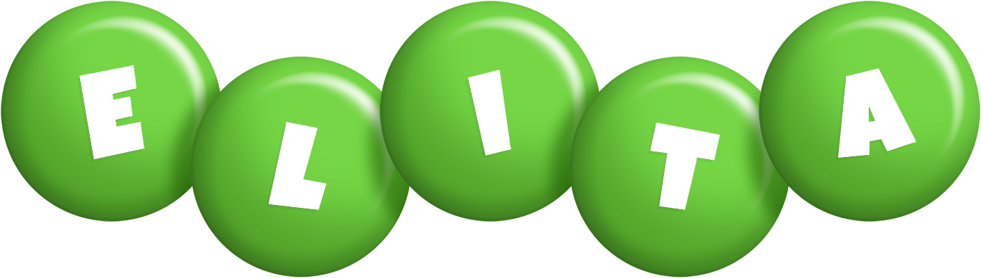 Elita candy-green logo