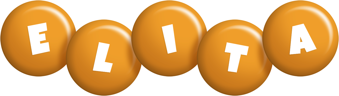 Elita candy-orange logo