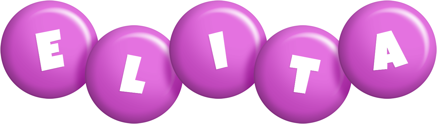 Elita candy-purple logo