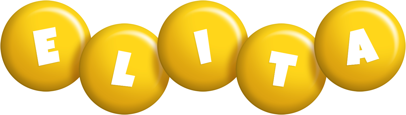 Elita candy-yellow logo